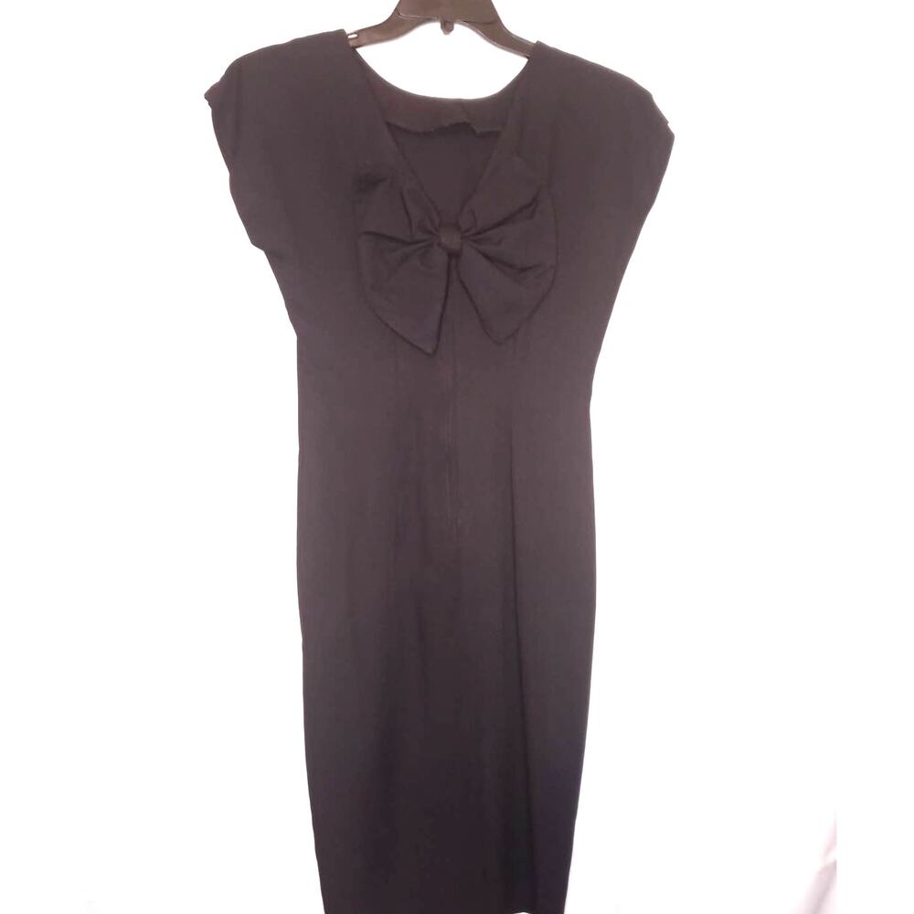 LANIE Black Dress with Bow